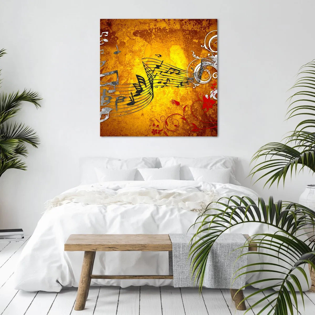 Vászonkép - Áradjon a zene - 50x50 cm