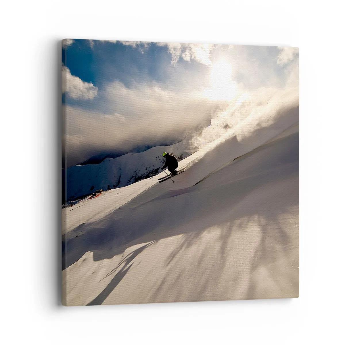 Vászonkép - Hegyi kihívás teljesítve - 40x40 cm