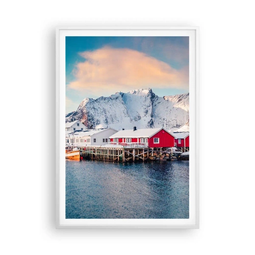 Poszter fekete keretben - Északi zug - 70x100 cm