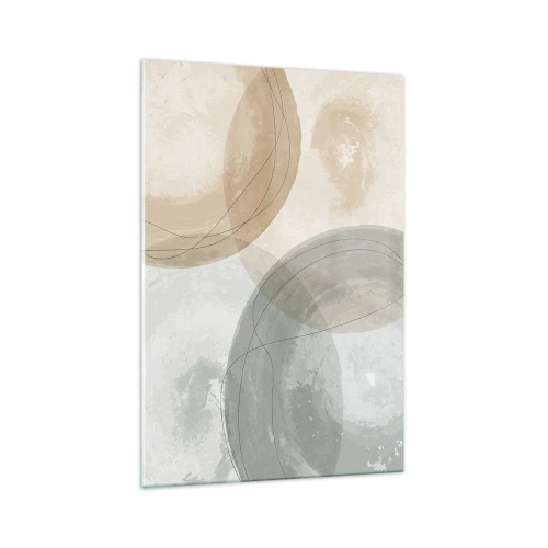 Üveg kép - világok behatolása - 70x100 cm