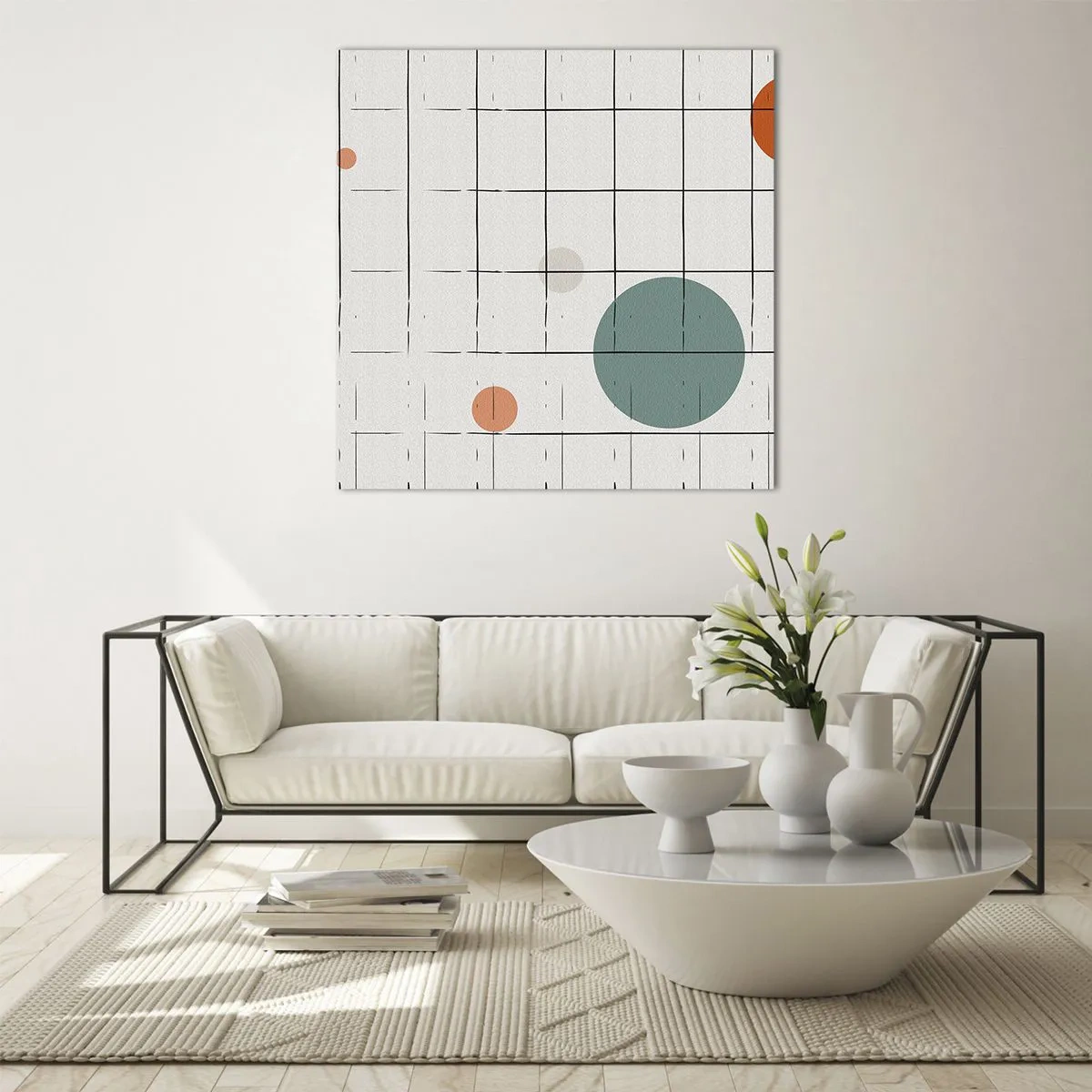 Üveg kép - Csapdába esve. Mi vagy ők? - 60x60 cm