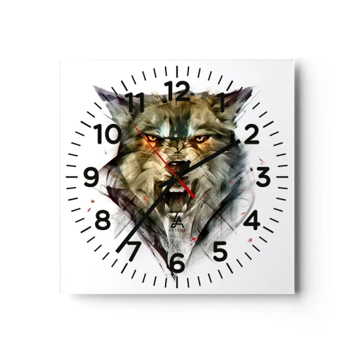 Falióra, Óra - Egy lépést sem! - 40x40 cm