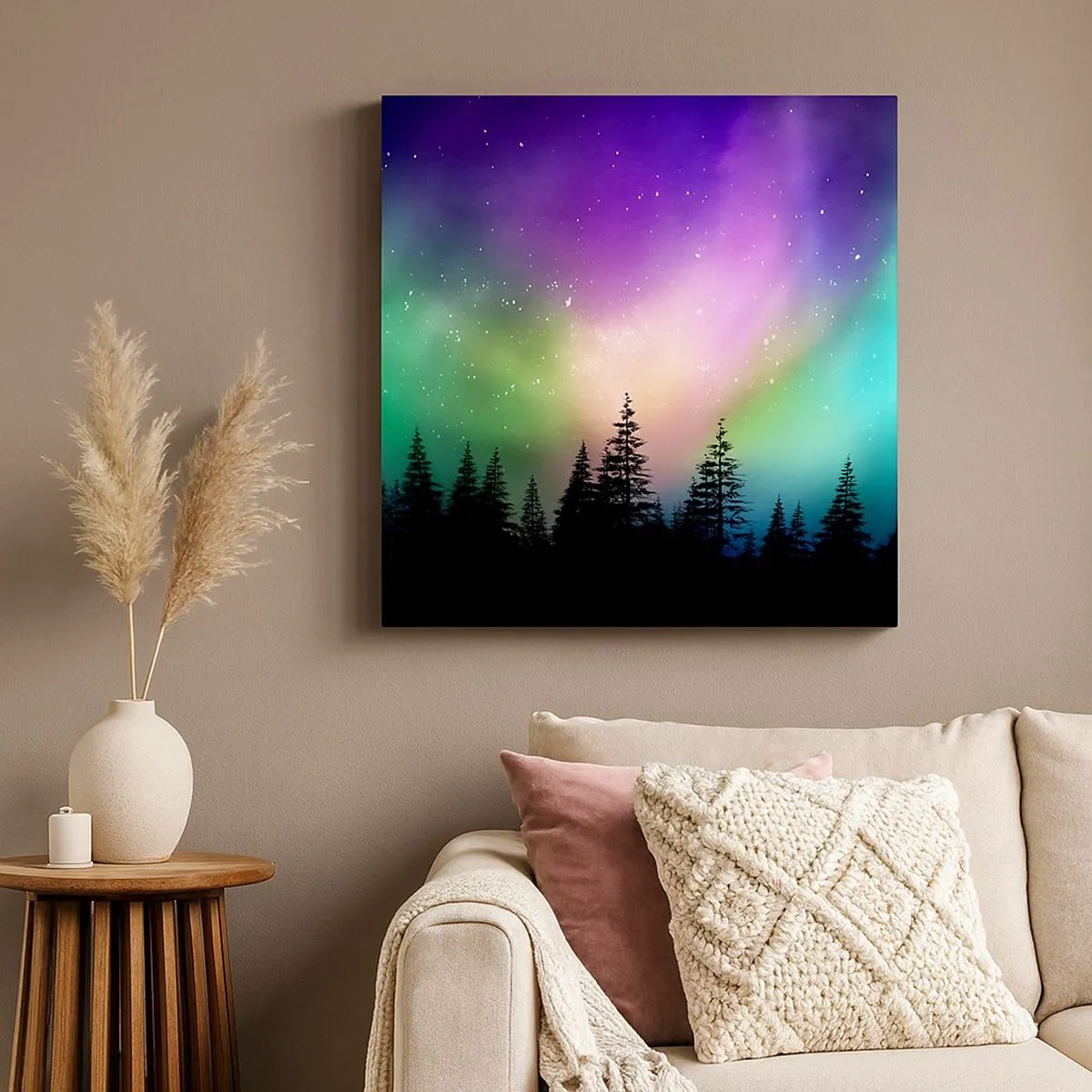 Vászonkép - Fehér varázslat - 30x30 cm