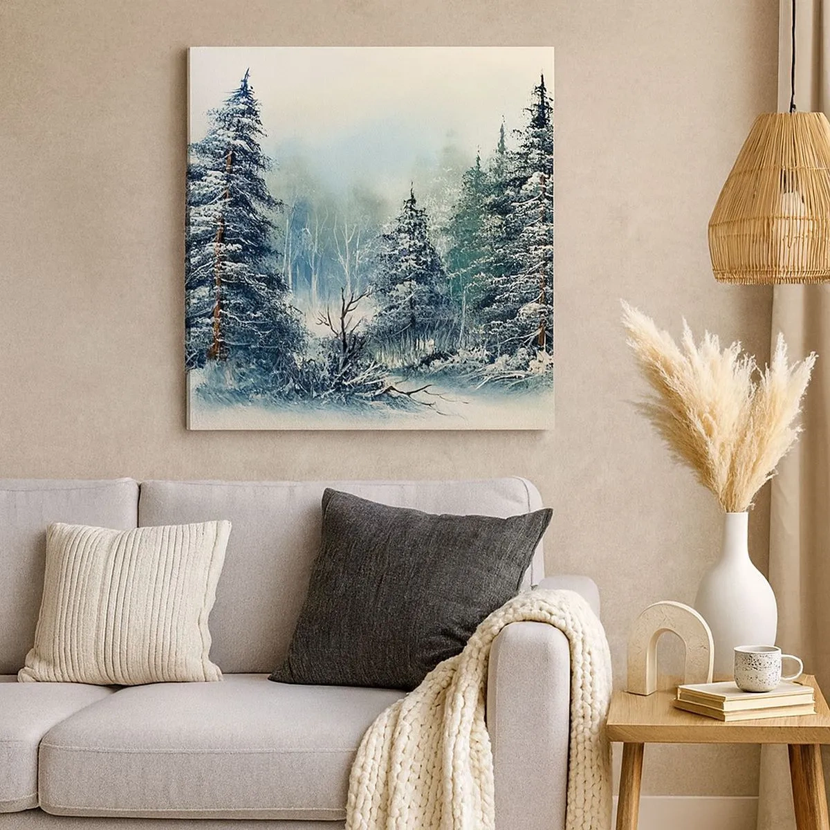 Vászonkép - Karácsonyra készen - 30x30 cm