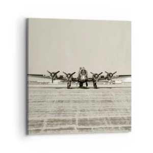 Vászonkép - Mint mindig készen - 70x70 cm