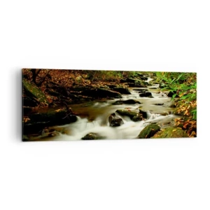 Vászonkép - Mint folyékony ezüst - 140x50 cm