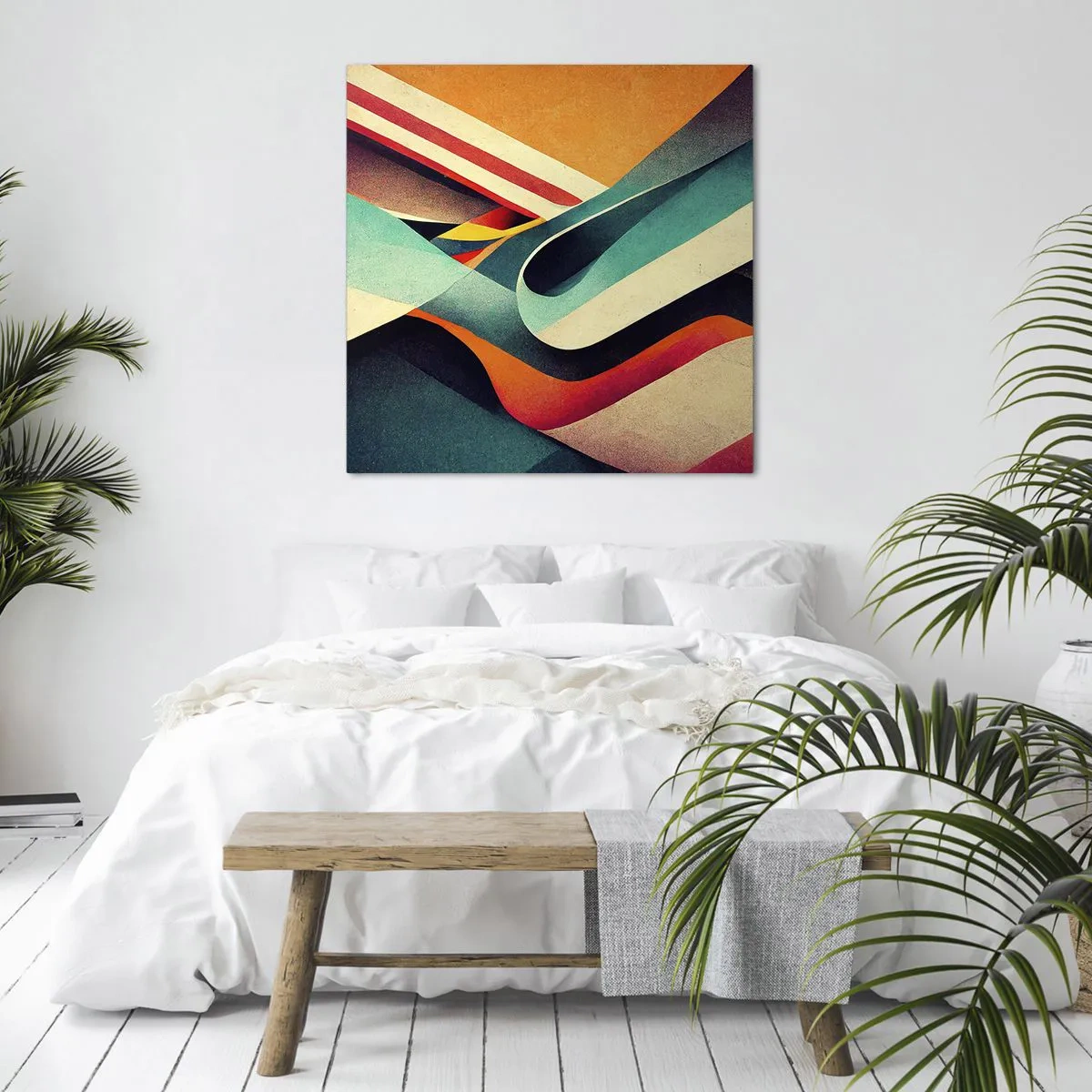 Vászonkép - Intenzív kompozíció - 50x50 cm