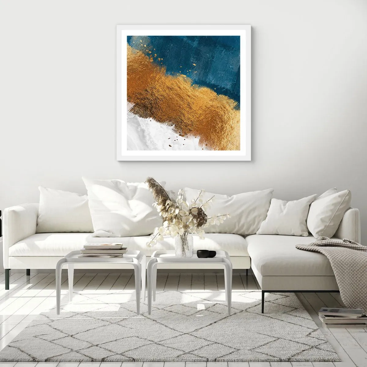 Poszter fekete keretben - A nyár árnyalatai - 60x60 cm
