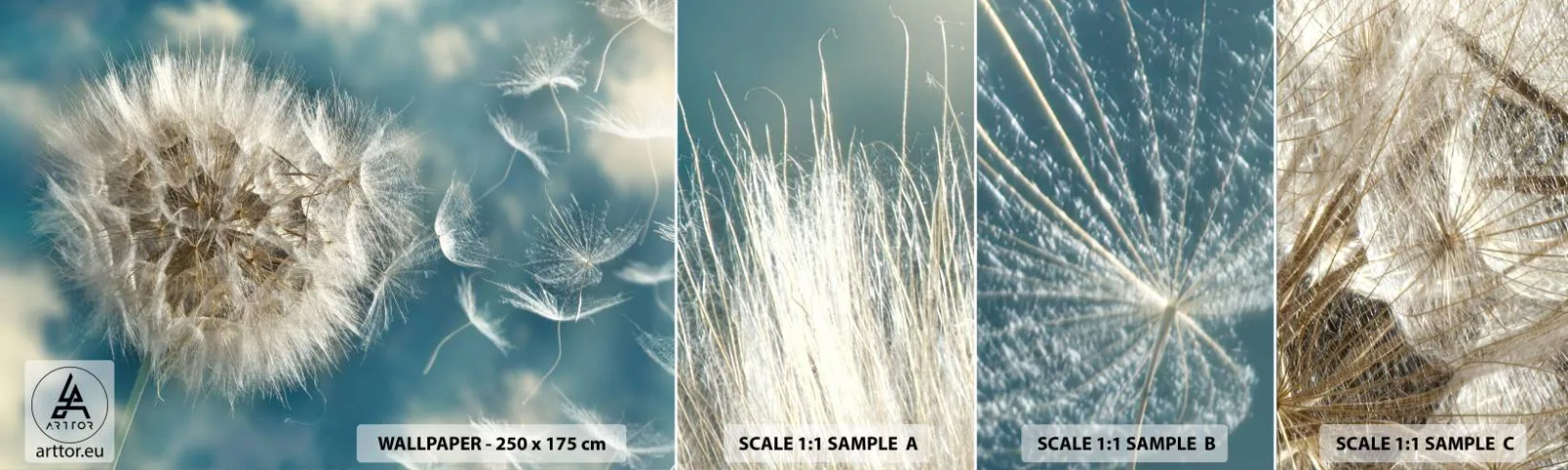 Fotótapéta Minta Öntapadós Deluxe Sticker - Angyal lehelete - Természet, Indián nyár, Darab - 100x30 cm