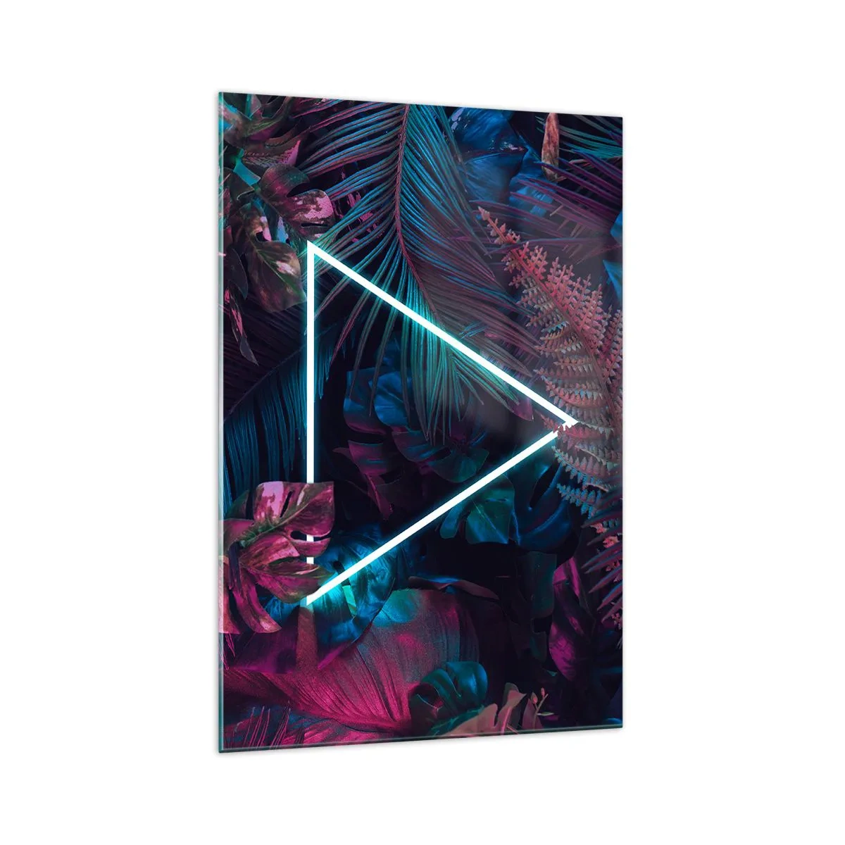Üveg kép - Disco stílusú kert - 70x100 cm