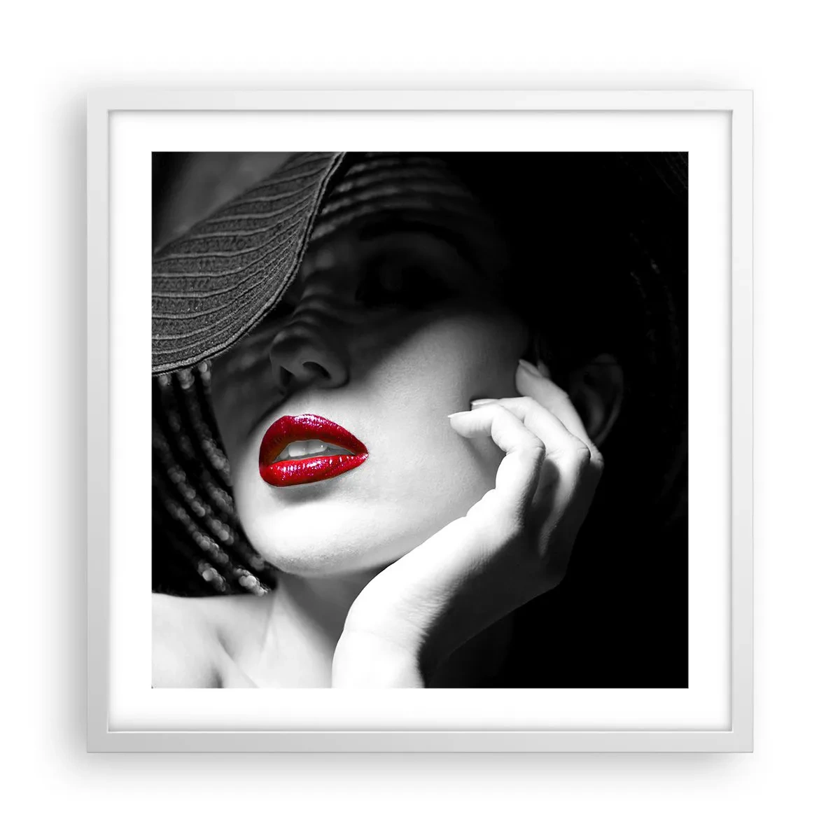 Poszter fekete keretben - Egy tanulmány Scarletben - 50x50 cm