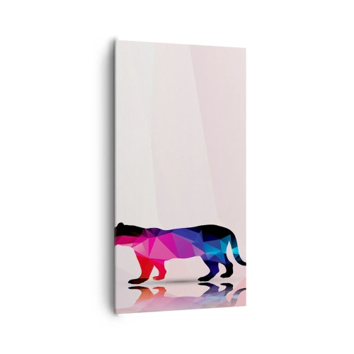 Vászonkép - Gyémánt párduc - 65x120 cm