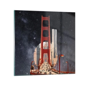 Üveg kép - Mindig a középpontban - 70x70 cm