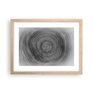 Poszter világos tölgy keretben - Az idők jele - 40x30 cm