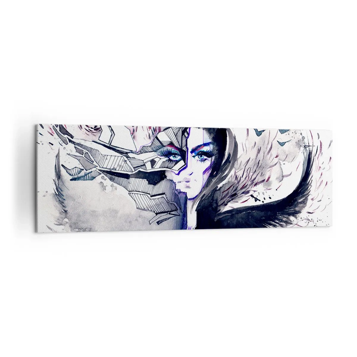 Vászonkép - Démoni és gyönyörű - 160x50 cm