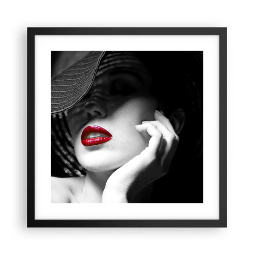 Poszter fehér keretben - Egy tanulmány Scarletben - 40x40 cm