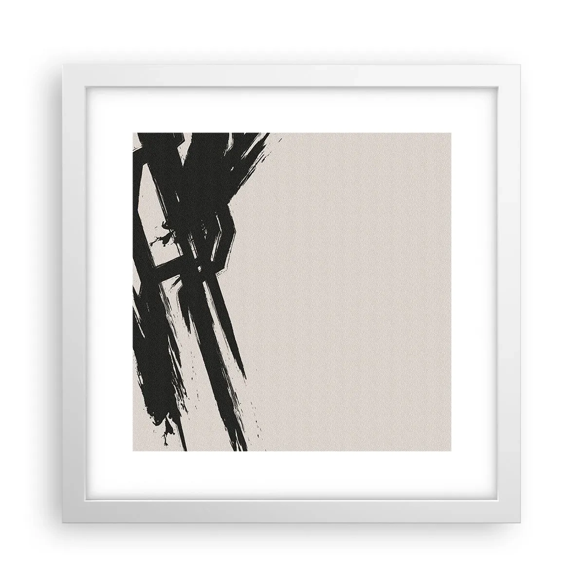 Poszter fekete keretben - Megállíthatatlan lendület - 30x30 cm