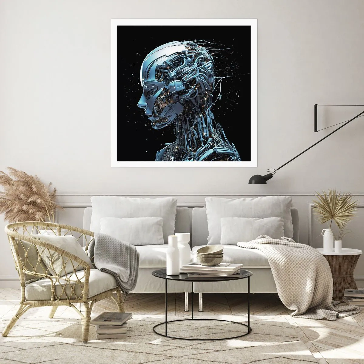 Poszter - A technológia egy nő - 50x50 cm