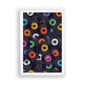 Poszter fekete keretben - A klasszika színei - 61x91 cm