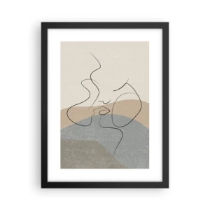 Poszter fehér keretben - Mint egy ecsetvonás - 30x40 cm