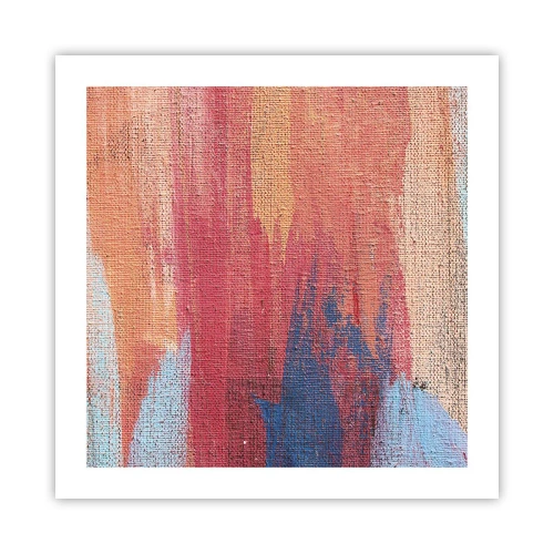 Poszter - Szivárványon kiúszva - 50x50 cm