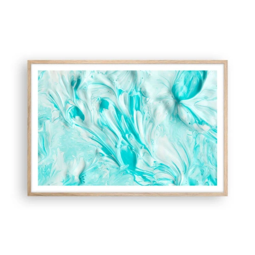 Poszter világos tölgy keretben - Örökké együtt - 91x61 cm