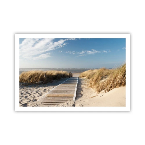 Poszter - A dűne mögött, a fű susogásában - 91x61 cm