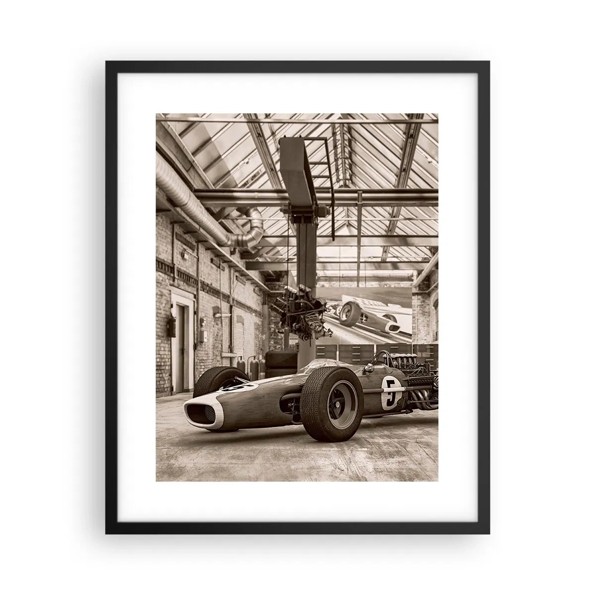 Poszter fehér keretben - A győztes pihenője - 40x50 cm