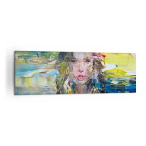 Vászonkép - A levegő függöny mögött - 160x50 cm