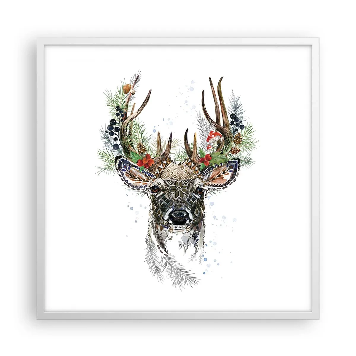 Poszter fekete keretben - Ünnepi köntösben - 60x60 cm