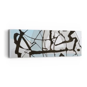 Vászonkép - Mindennek ellenére kék - 90x30 cm