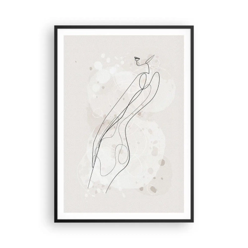 Poszter fehér keretben - Eltévedni nézésben - 70x100 cm