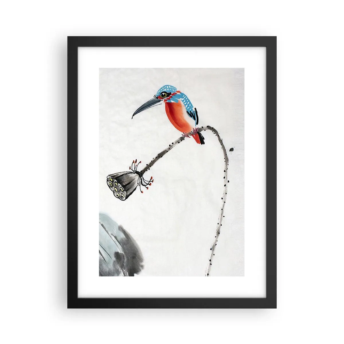 Poszter fehér keretben - A rét élete - 30x40 cm