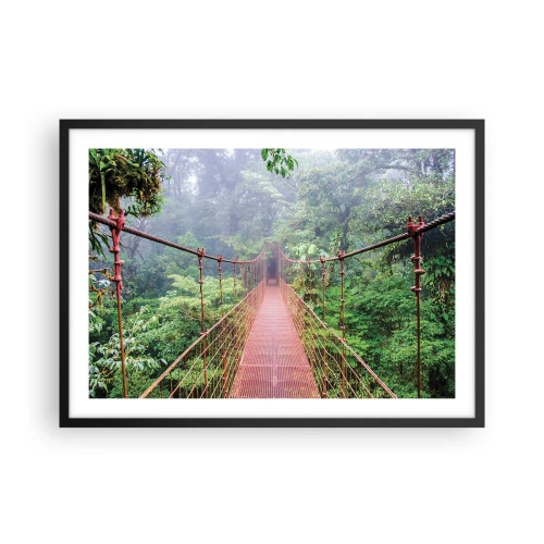 Poszter fehér keretben - A lomkoronák fölé függesztve - 70x50 cm