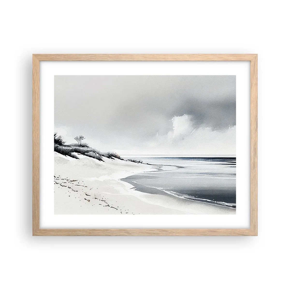 Poszter világos tölgy keretben - Mindig együtt - 50x40 cm