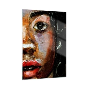 Üveg kép - Fekete és fény - 50x70 cm