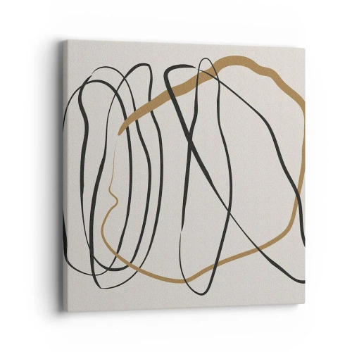 Vászonkép - Kompozíció - birtokló tánc - 40x40 cm