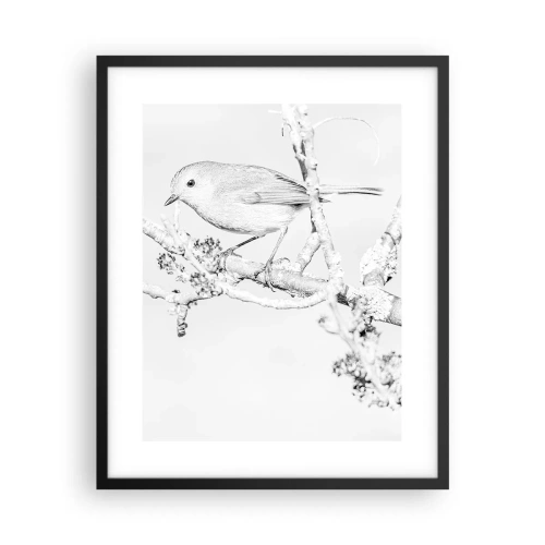 Poszter fehér keretben - Téli reggel - 40x50 cm