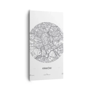 Vászonkép - Krakkó anatómiája - 65x120 cm