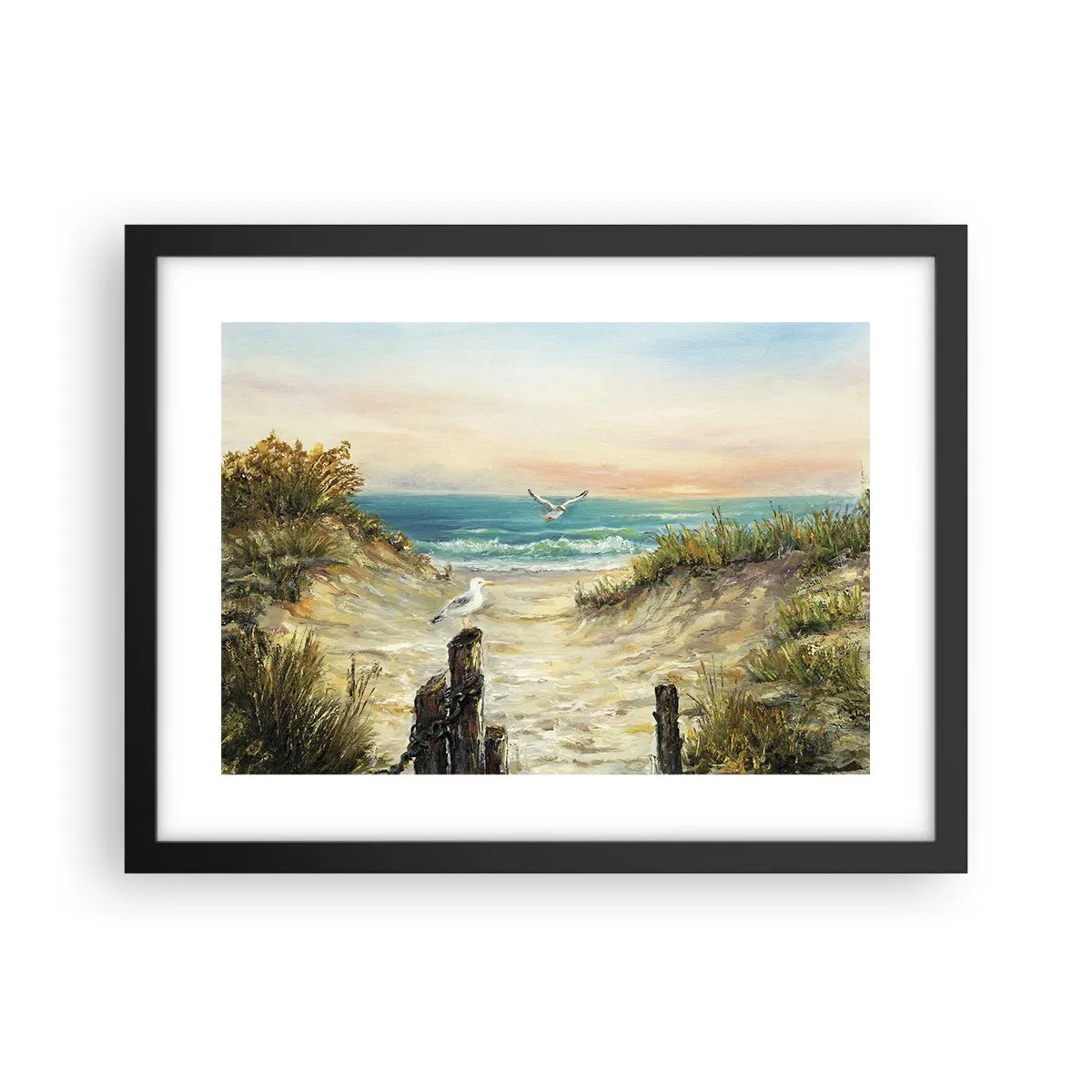 Poszter fehér keretben - Szélcsend - 40x30 cm