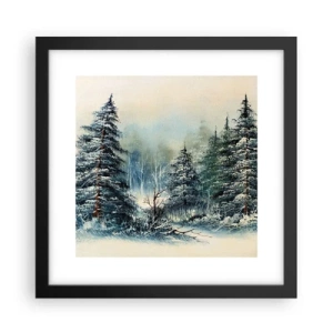 Poszter fehér keretben - Karácsonyra készen - 30x30 cm