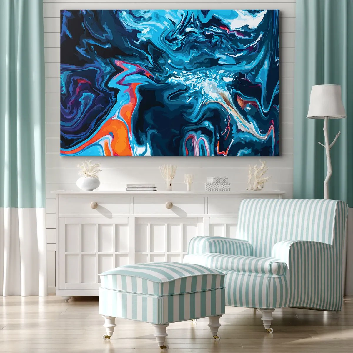 Vászonkép - Utazás a mennyország közepébe - 100x70 cm