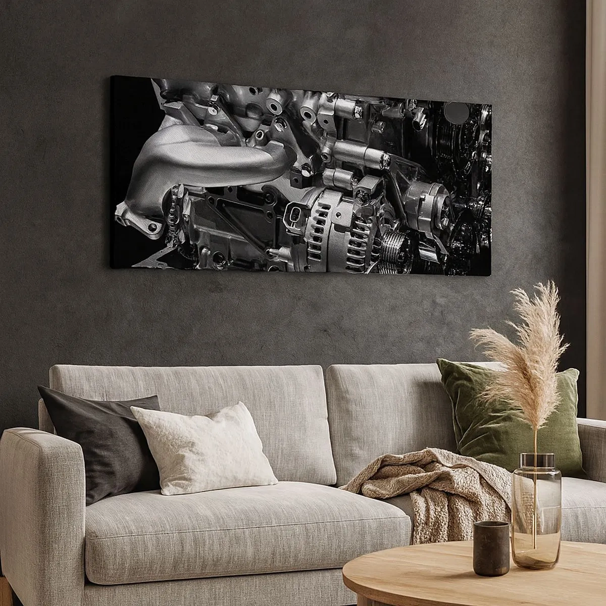 Vászonkép - Acél, szép, erős - 100x40 cm