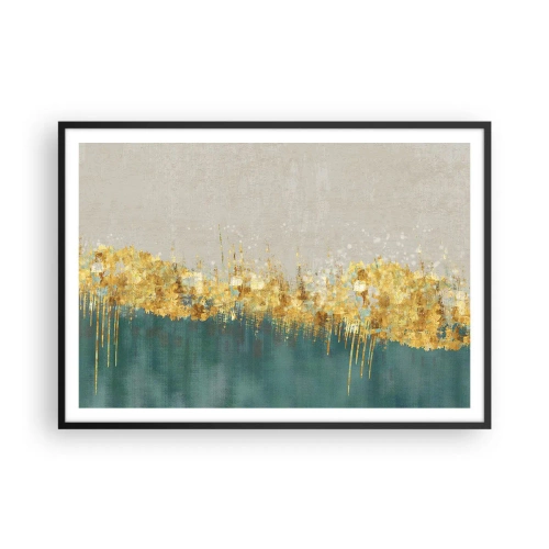Poszter fehér keretben - Az aranyhatár - 100x70 cm