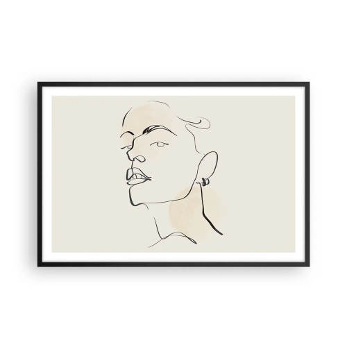 Poszter fehér keretben - Büszke tekintet - 91x61 cm