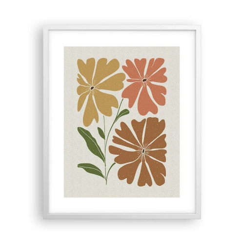 Poszter fekete keretben - Természet és geometria - 40x50 cm