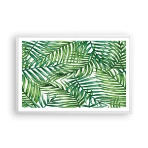 Poszter fekete keretben - A zöld lombkorona alatt - 91x61 cm
