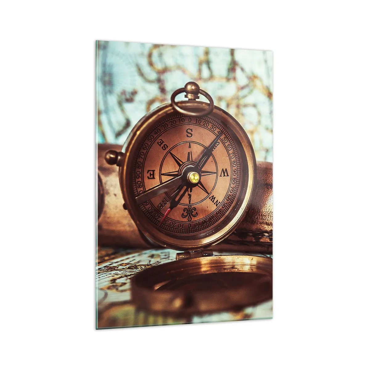 Üveg kép - Kalóz kaland vár a Karib-térségben - 70x100 cm