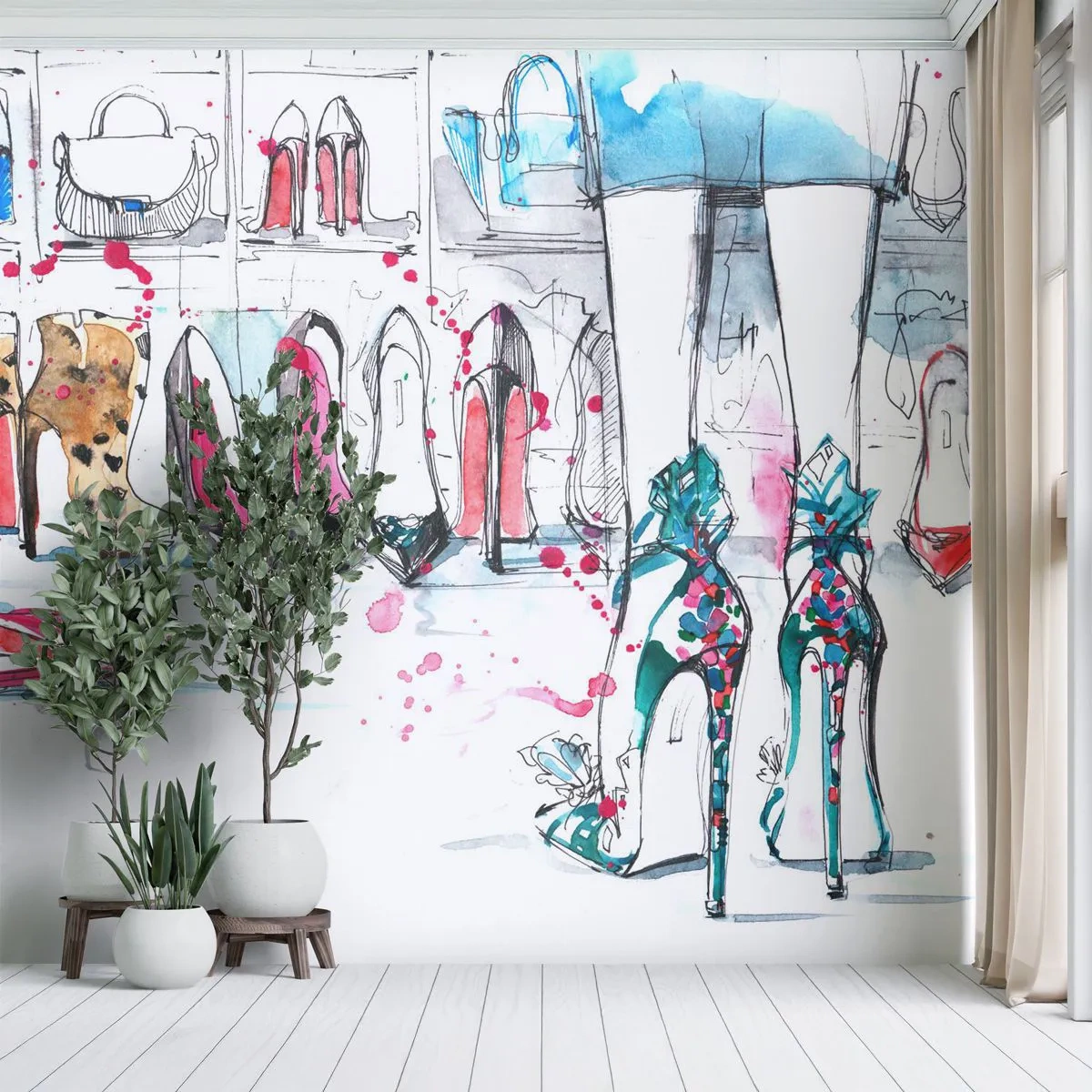 Fotótapéta Standard Eco - Szezám, tárulj! - Női gardrób, Divat, Táska - 450x315 cm