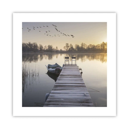 Poszter - Egy kis idő múlva visszajövök - 40x40 cm